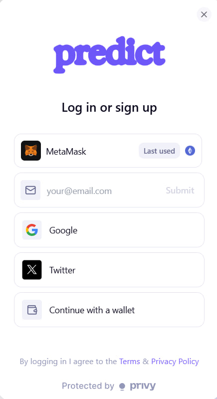 Predict Fun Registration